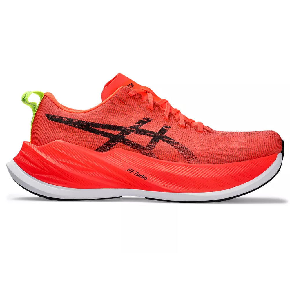 Men's Asics Superblast Paris, Sunrise Red/Black, 13 D Medium