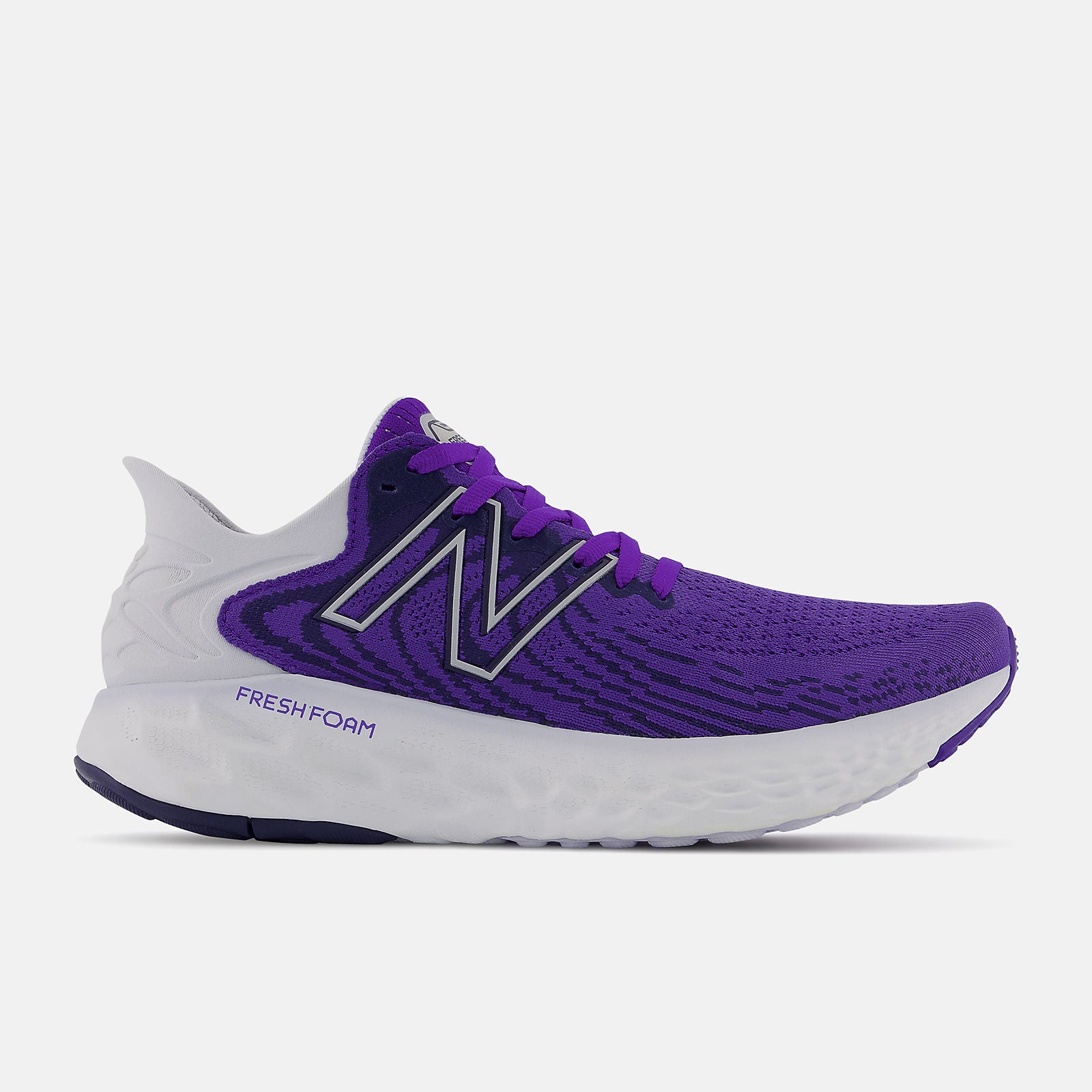 Women's New Balance Fresh Foam 1080 v11, Deep Violet/Silent Grey, 8 B Medium