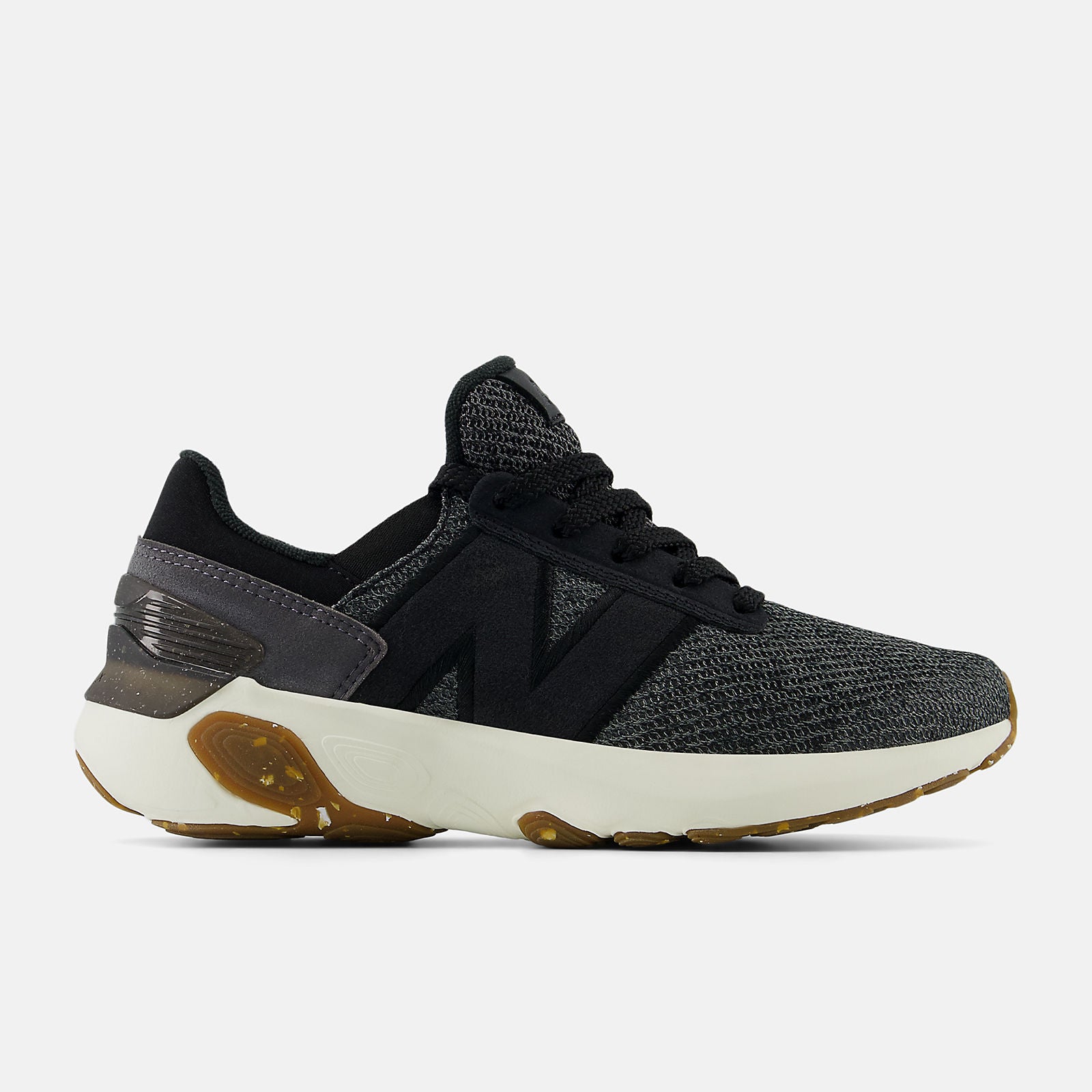 Women's New Balance Fresh Foam X 1440, Black/Black/Castlerock, 8.5 B Medium