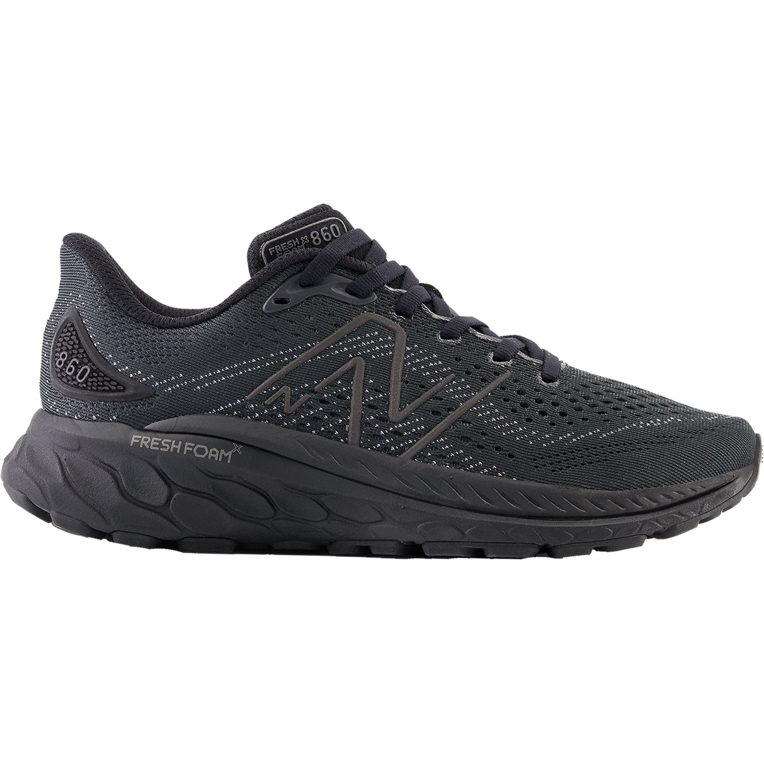 Women's New Balance Fresh Foam X 860v13, Black/Lead/Black Metallic, 11 B Medium