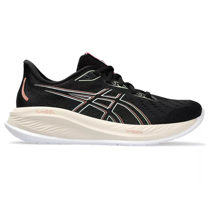 Women's Asics GEL-Cumulus 26, Black/Dark Jade, 9 B Medium