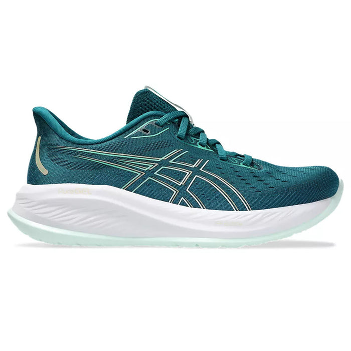 Women's Asics GEL-Cumulus 26, Rich Teal/Pale Mint, 8.5 D Wide