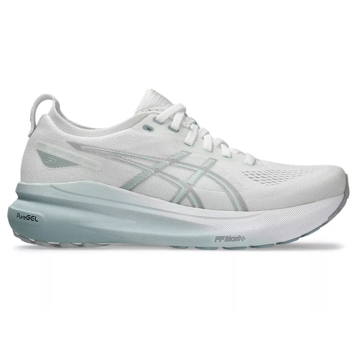 Women's ASICS GEL-Kayano 31, White/Dolphin Grey, 7.5 B Medium