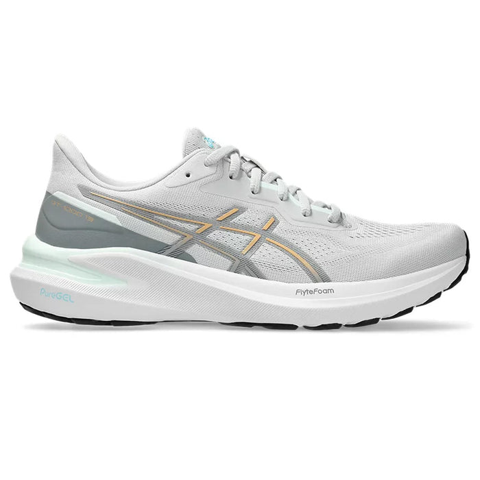 Women's Asics GT-1000 13, Concrete/Champagne, 9 D Wide