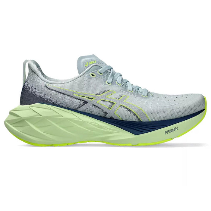 Women's Asics Novablast 4, Cool Grey/Blue Expanse, 9 B Medium