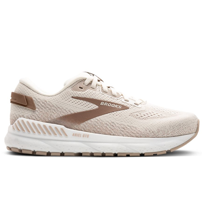 Women's Brooks Ariel GTS 24, Coconut/Chateau/Portabella, 10.5 2E Extra Wide