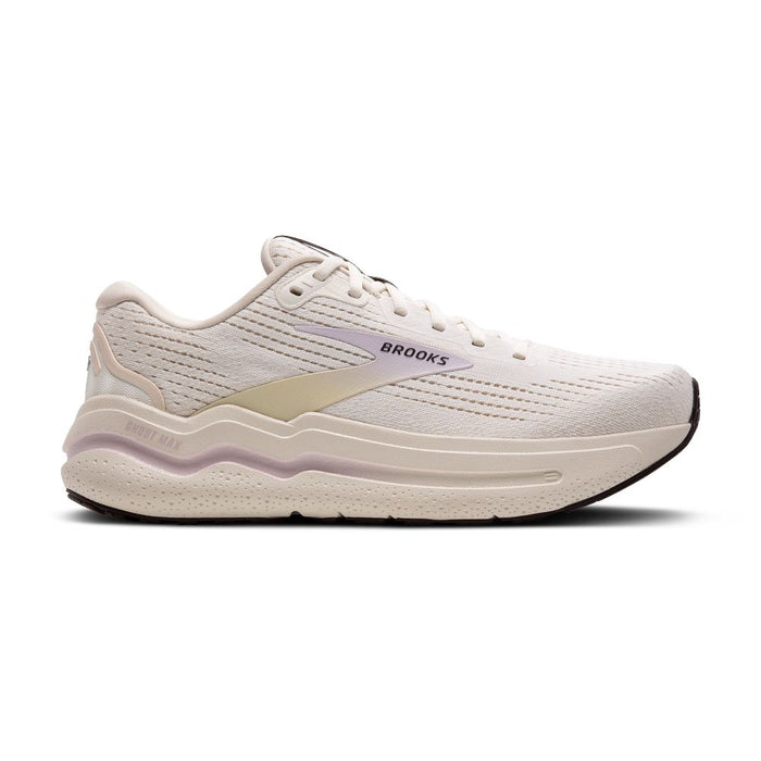 Women's Brooks Ghost Max 2, Coconut/Lavender/Cream, 9.5 B Medium