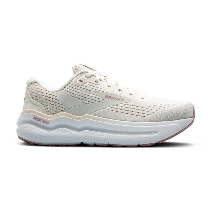 Women's Brooks Ghost Max 2, Coconut Milk/Gray/Zephyr, 8 2E Extra Wide