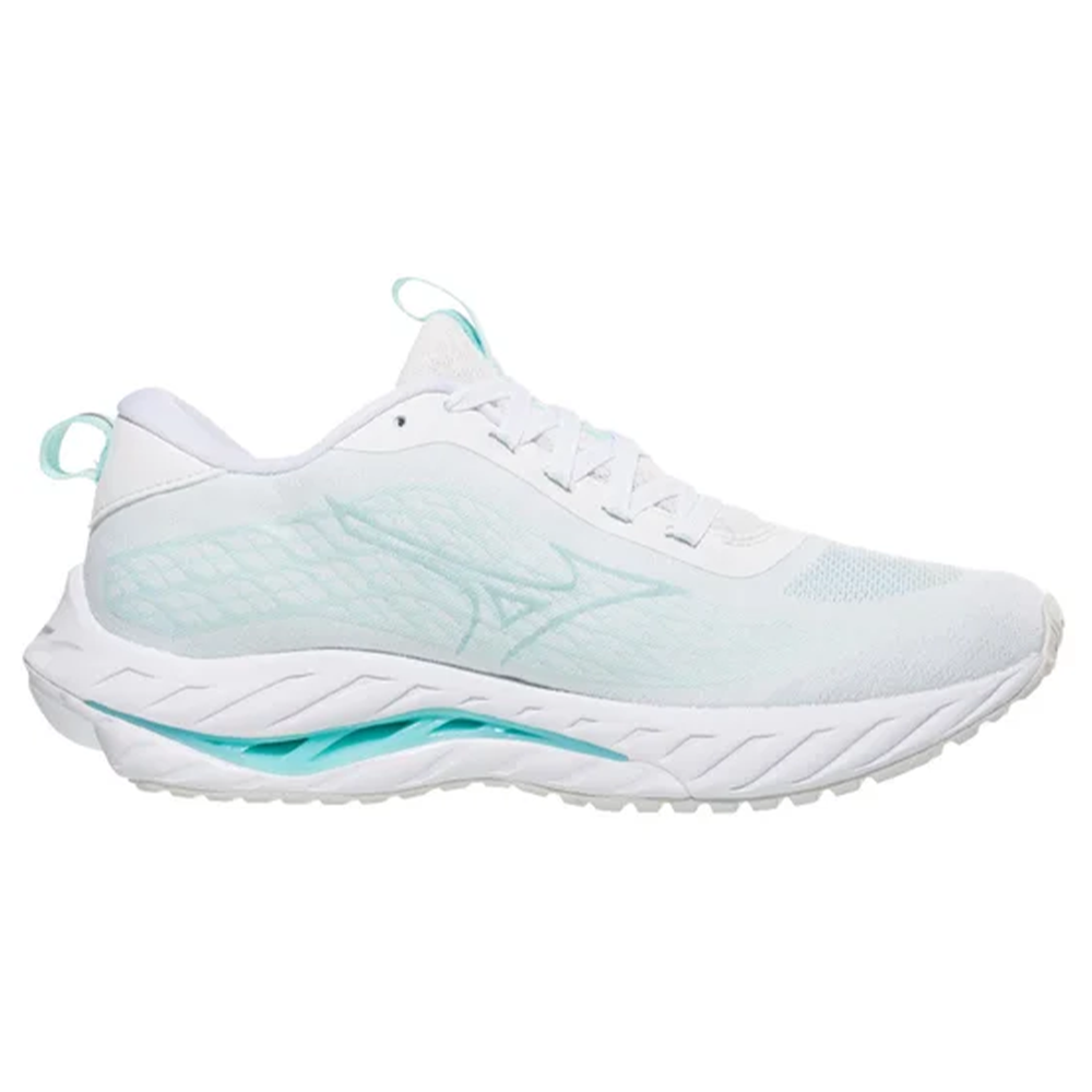 Women's Mizuno Wave Inspire 20 SSW, White/Aquifer, 7.5 B Medium