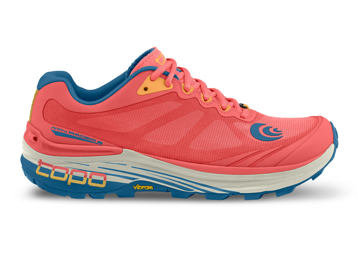 Women's Topo Athletic MTN Racer 2, Pink/Blue, 11 B Medium