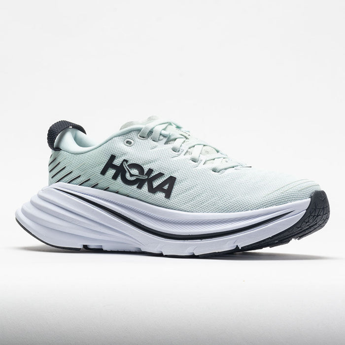 Women's Hoka One One Bondi X, Blue Glass/Billowing Sail, 9 B Medium