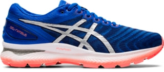 Men's Asics Gel-Nimbus 22, Tuna Blue/Pure Silver, 12 D Medium