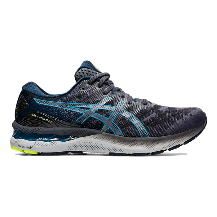 Men s Asics Gel Nimbus 23 Carrier Grey Digital Aqua 10.5 2E Wide RELAY