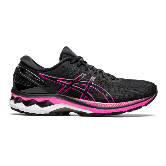 Women's Asics GEL-Kayano 27, Black/Pink Glo, 9.5 B Medium