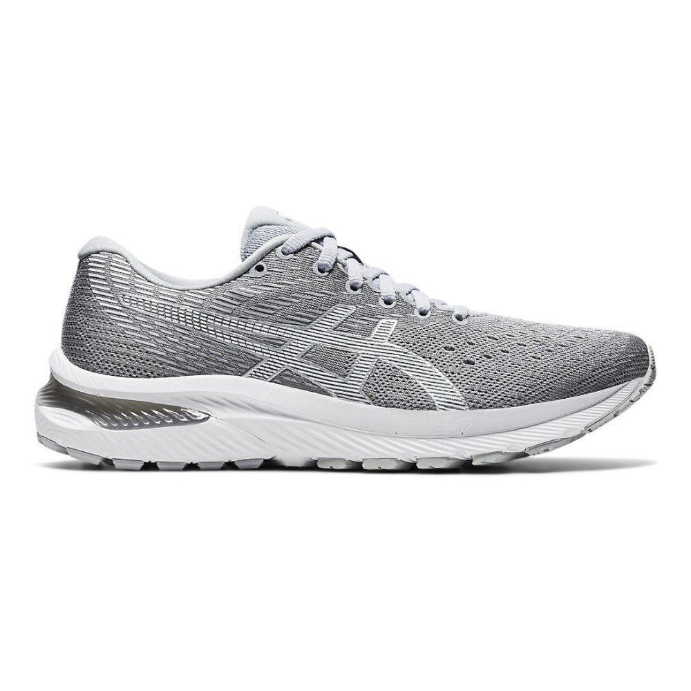 Women's Asics Gel-Cumulus 22, Piedmont Grey/White, 6 B Medium