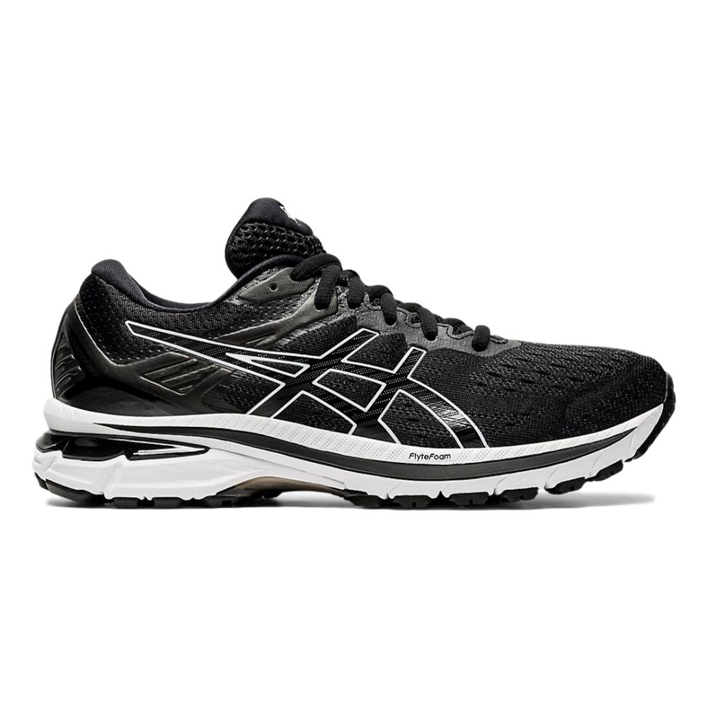 Women's Asics GT-2000 9, Black/White, 6 B Medium