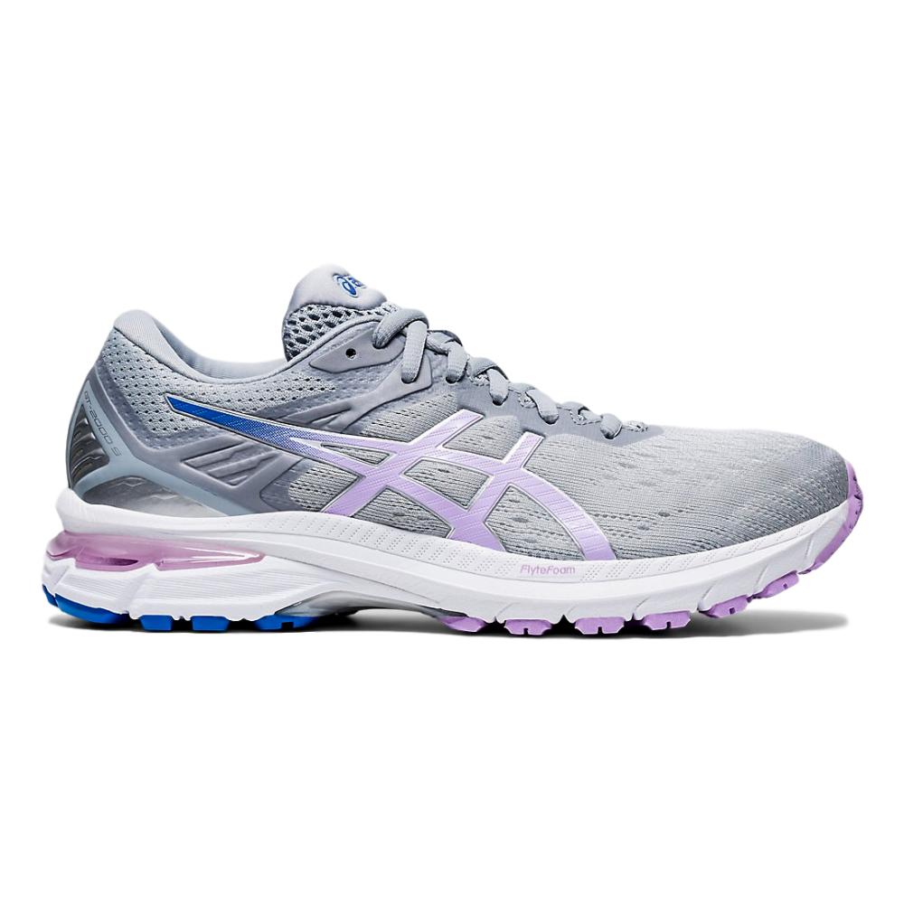 Women's Asics GT-2000 9, Piedmont Grey/Lilac Tech, 7.5 B Medium
