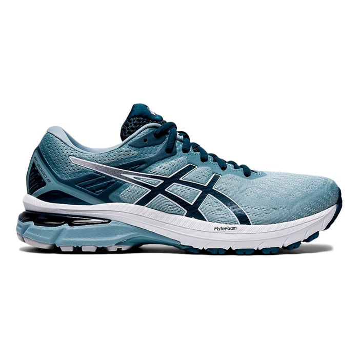 Women's Asics GT-2000 9, Light Steel/Magnetic Blue, 8.5 B Medium