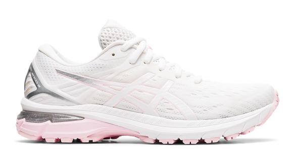 Women's Asics GT-2000 9, White/Pink Salt, 7.5 B Medium
