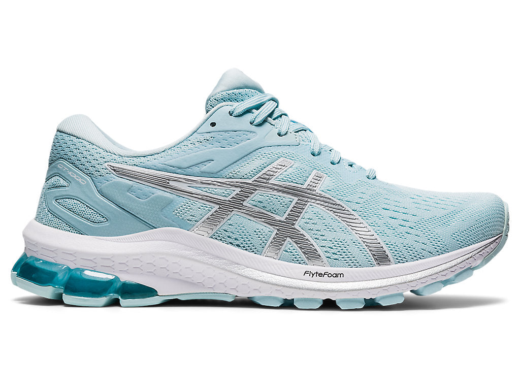 Women's Asics GT-1000 10, Aqua Angel/Digital Aqua, 9 B Medium