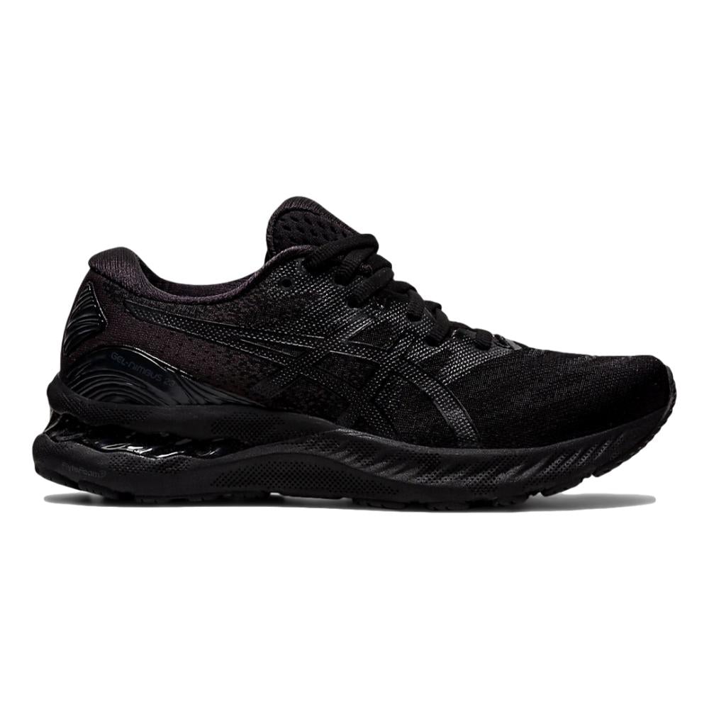 Women's Asics Gel-Nimbus 23, Black/Black, 7.5 B Medium