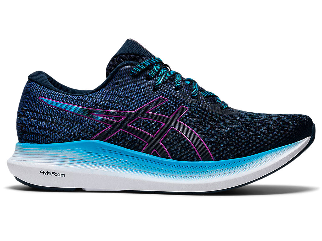 Women's Asics Evoride 2, French Blue/Digital Grape, 7 B Medium