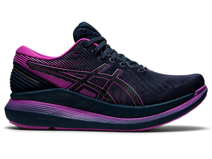 Women's Asics Glideride 2 Lite-Show, French Blue/Lite-Show, 11 B Medium