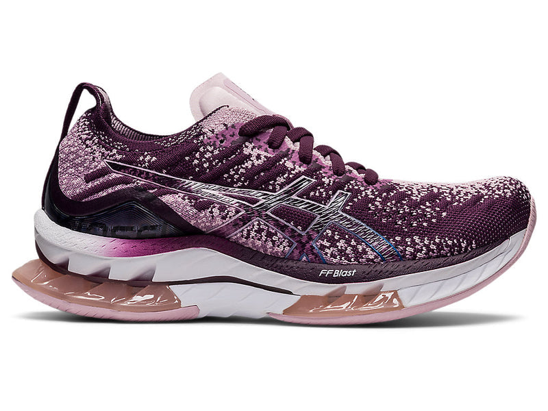 Women's Asics Gel-Kinsei Blast, DEEP Plum/Barely Rose, 6 B Medium