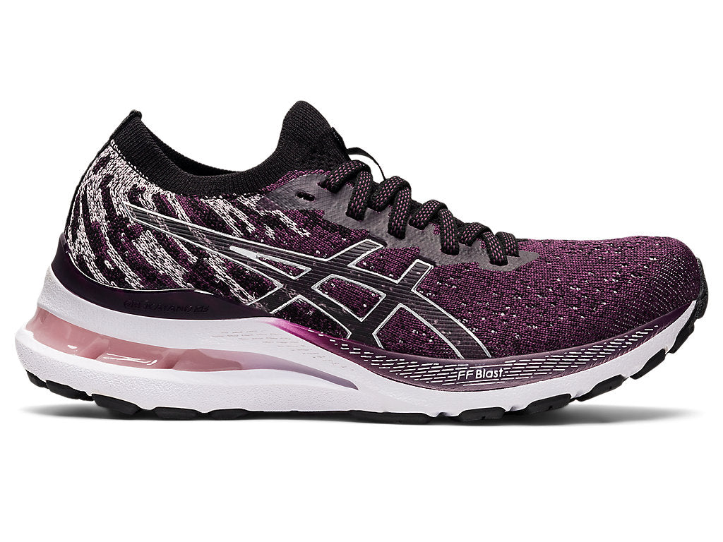 Women's Asics Gel-Kayano 28 Mk, Deep Plum/Black, 8.5 B Medium