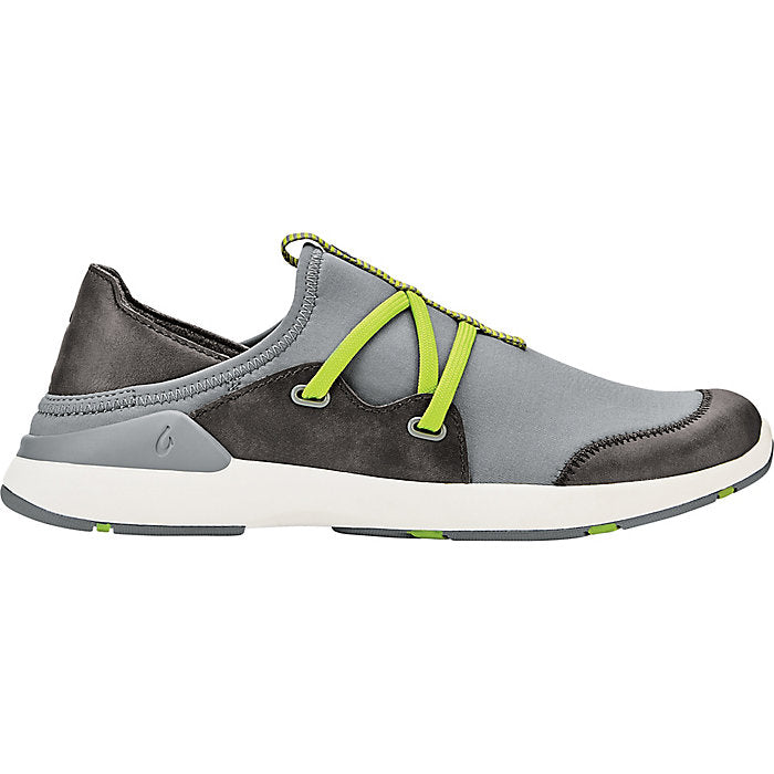 Women's Olukai Miki Li, Pale Grey/Charcoal, 8 B Medium