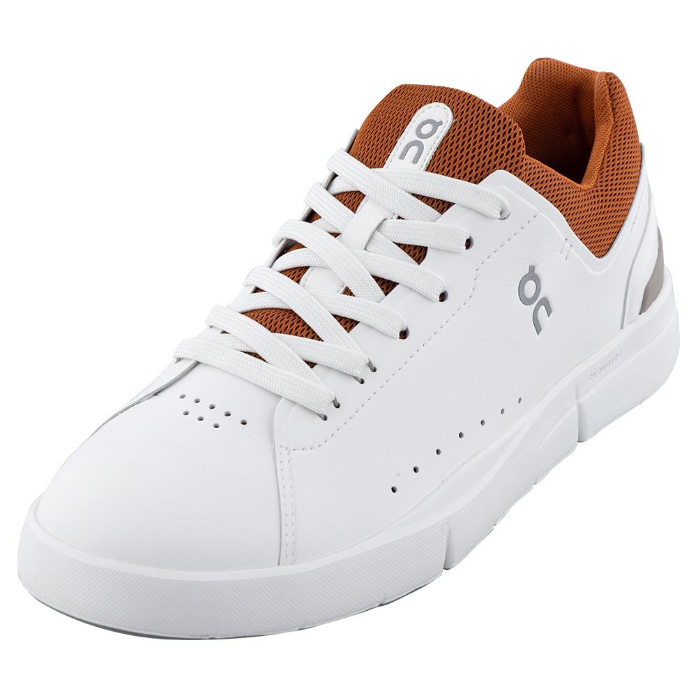 Men's On The Roger Advantage, White/Rust, 11 D Medium