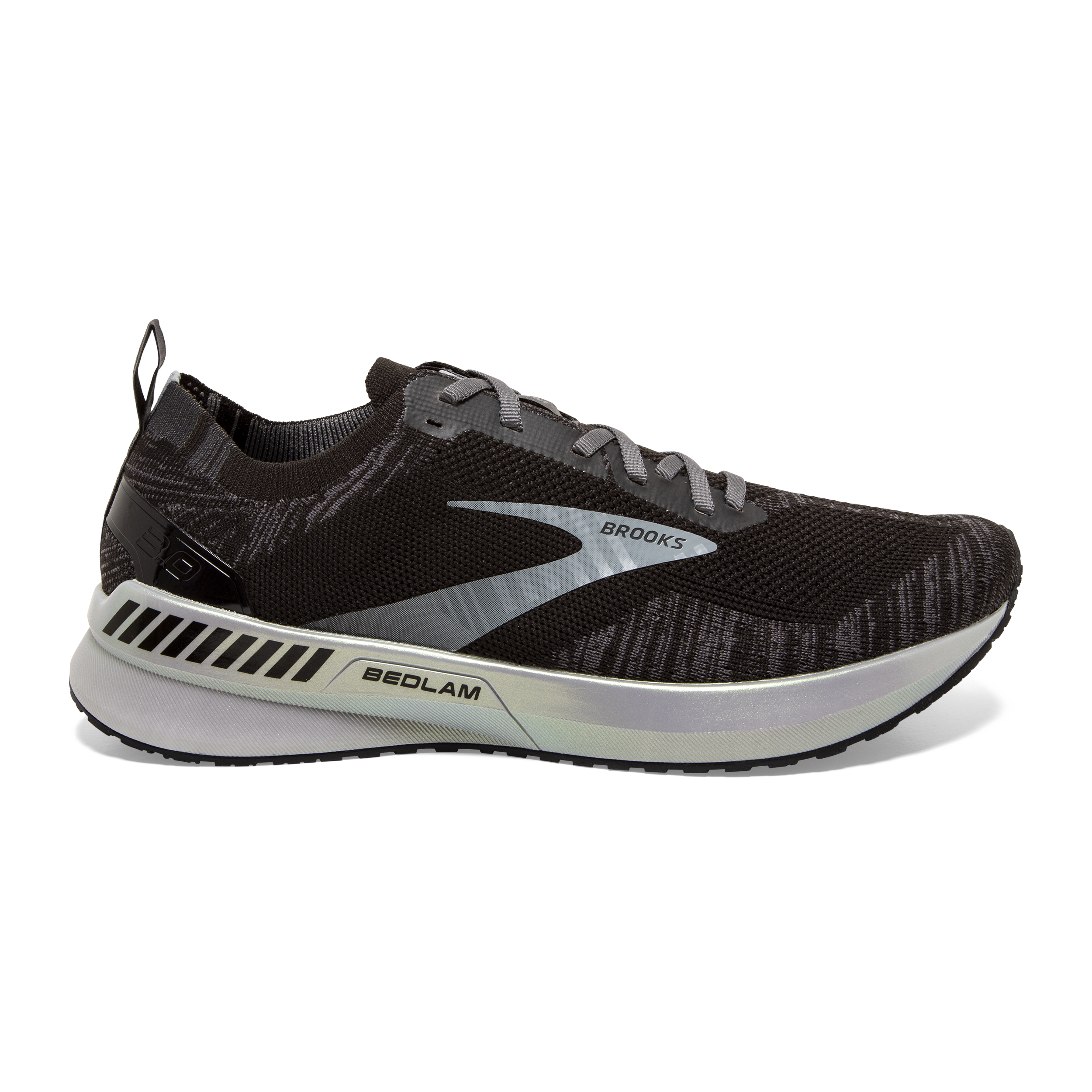 Men's Brooks Bedlam 3, Black/Blackened Pearl/White, 14 D Medium
