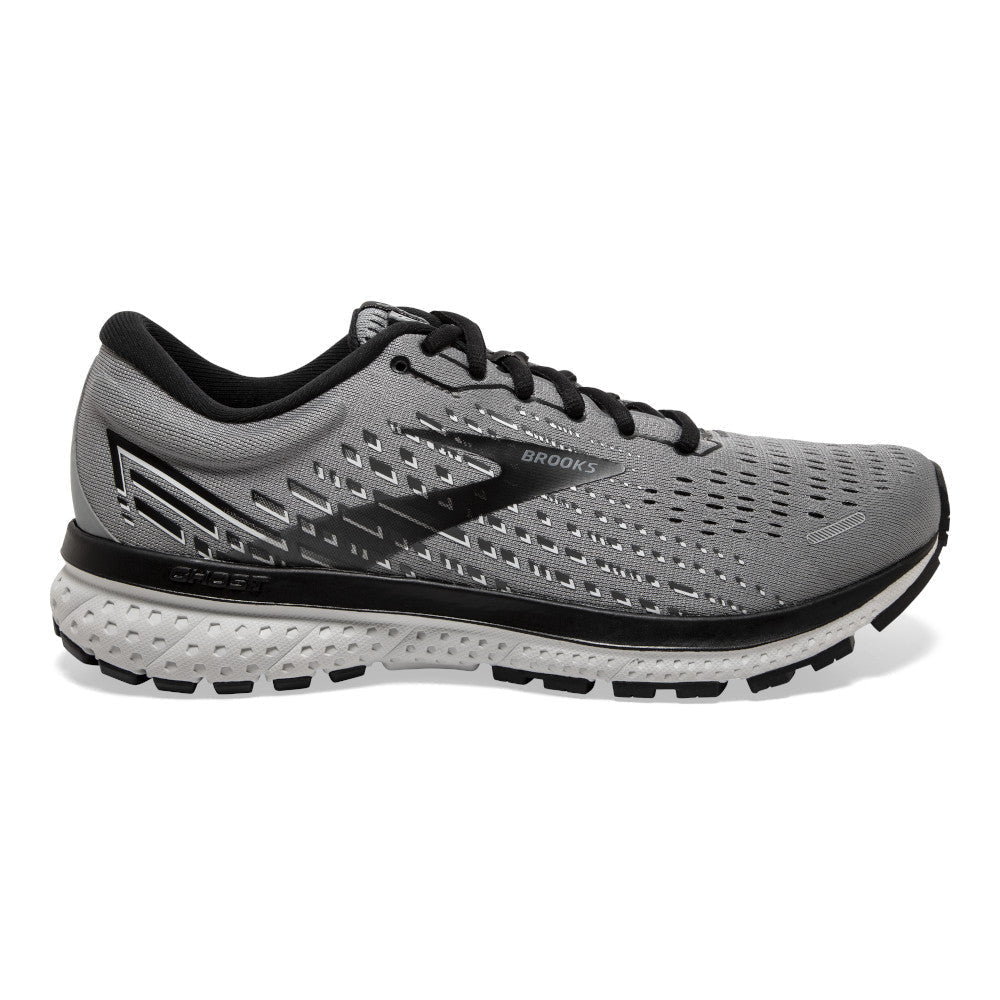 Men's Brooks Ghost 13, Primer Grey/Pearl/Black, 10 D Medium