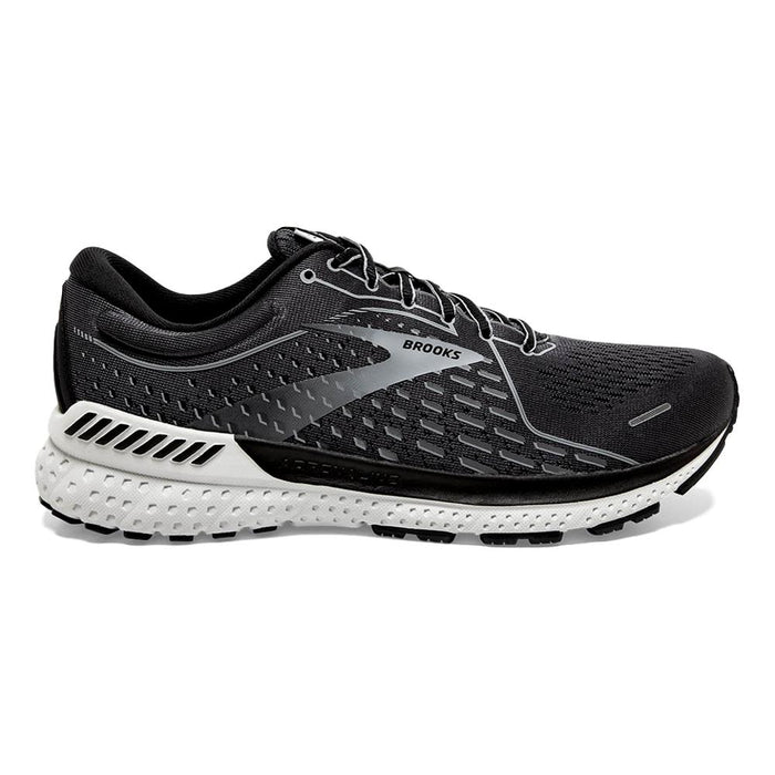 Men s Brooks Adrenaline GTS 21 Blackened Pearl Black Grey 12 2E Wide RELAY