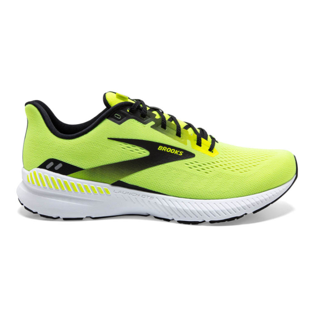 Men's Brooks Launch GTS 8, Nightlife/Black/White, 12 D Medium