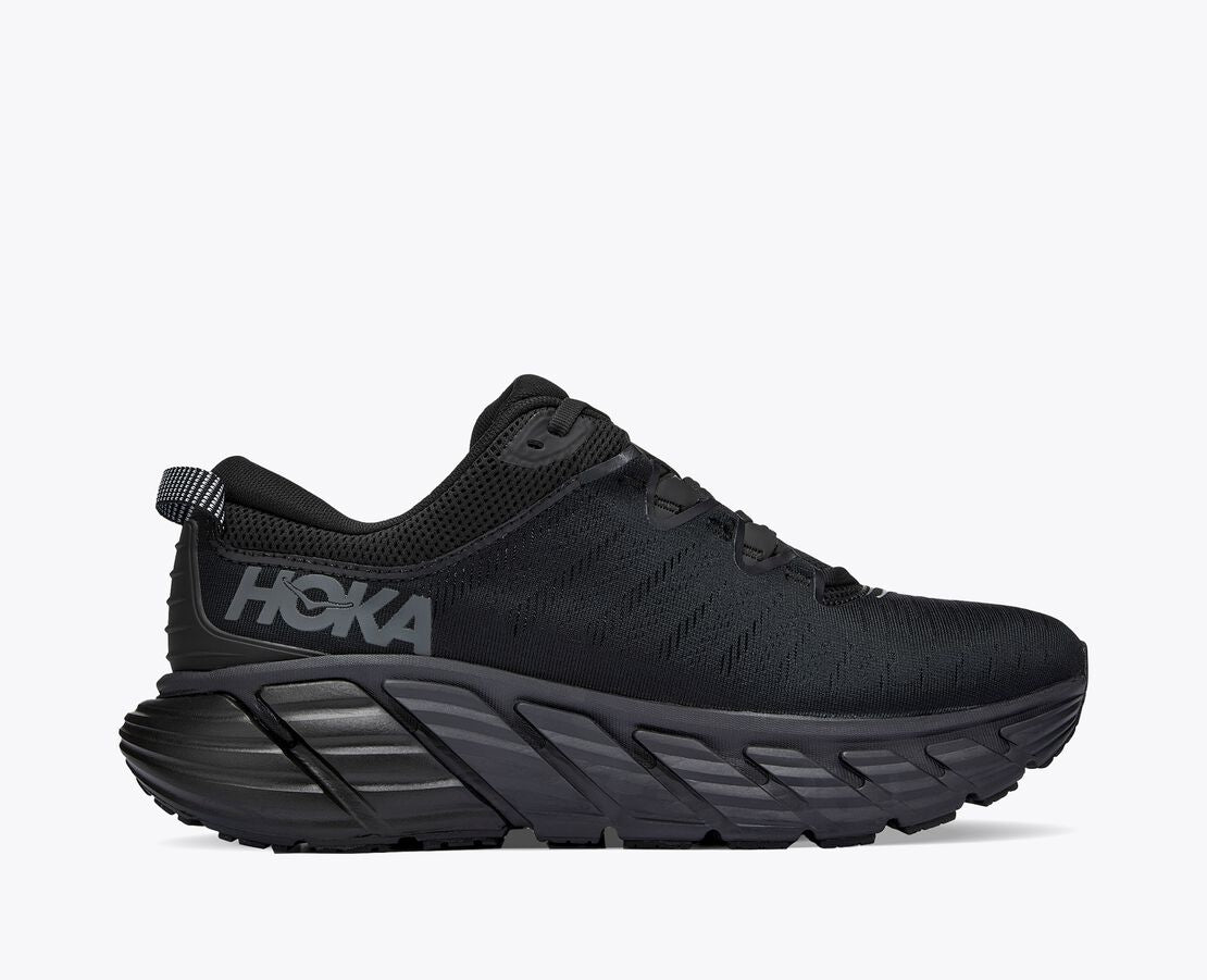Men's Hoka Gaviota 3, Black/Black, 11.5 D Medium