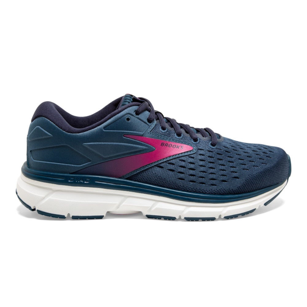 Women's Brooks Dyad 11, Blue/Navy/Beetroot, 8.5 B Medium