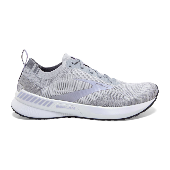 Women's Brooks Bedlam 3, Grey/Purple, 7 B Medium