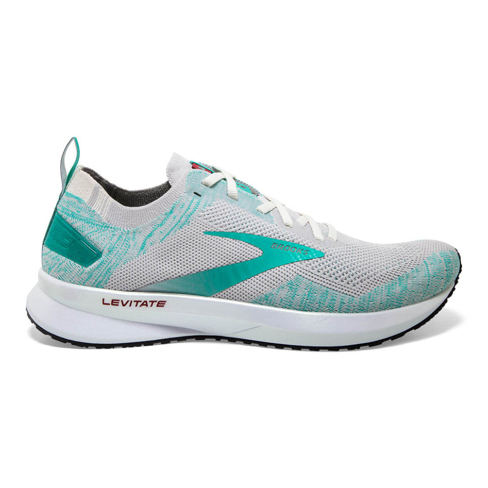 Women's Brooks Levitate 4, Antarctica/Atlantis/White, 11 B Medium
