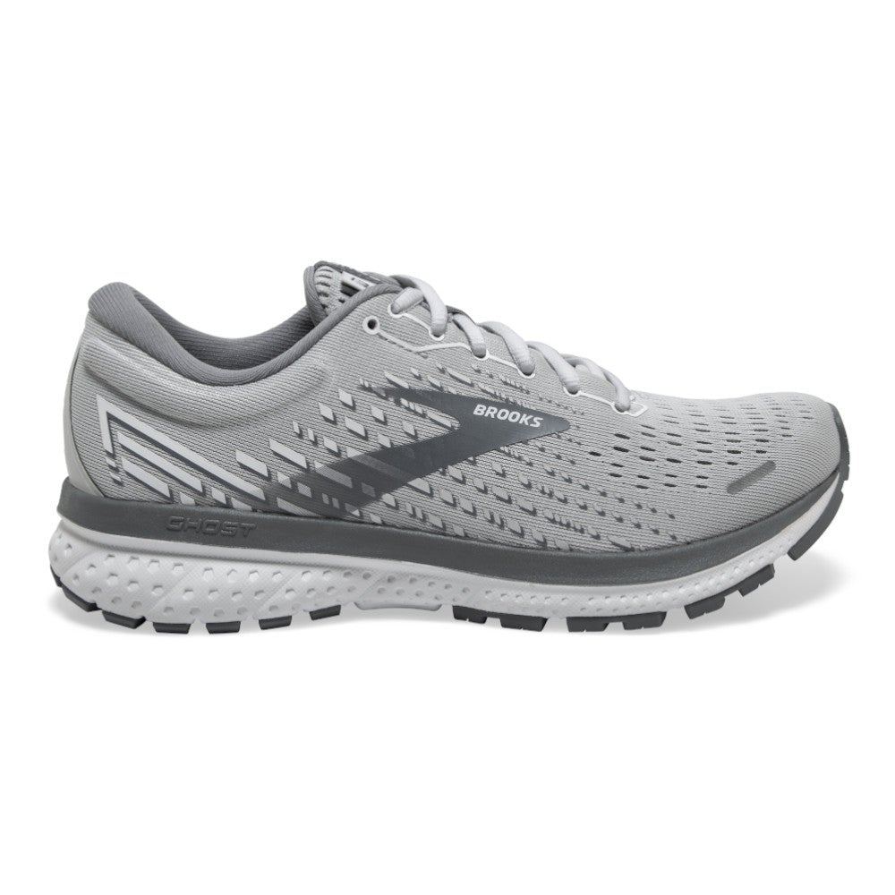 Women's Brooks Ghost 13, Alloy/Oyster/White, 9.5 D Wide