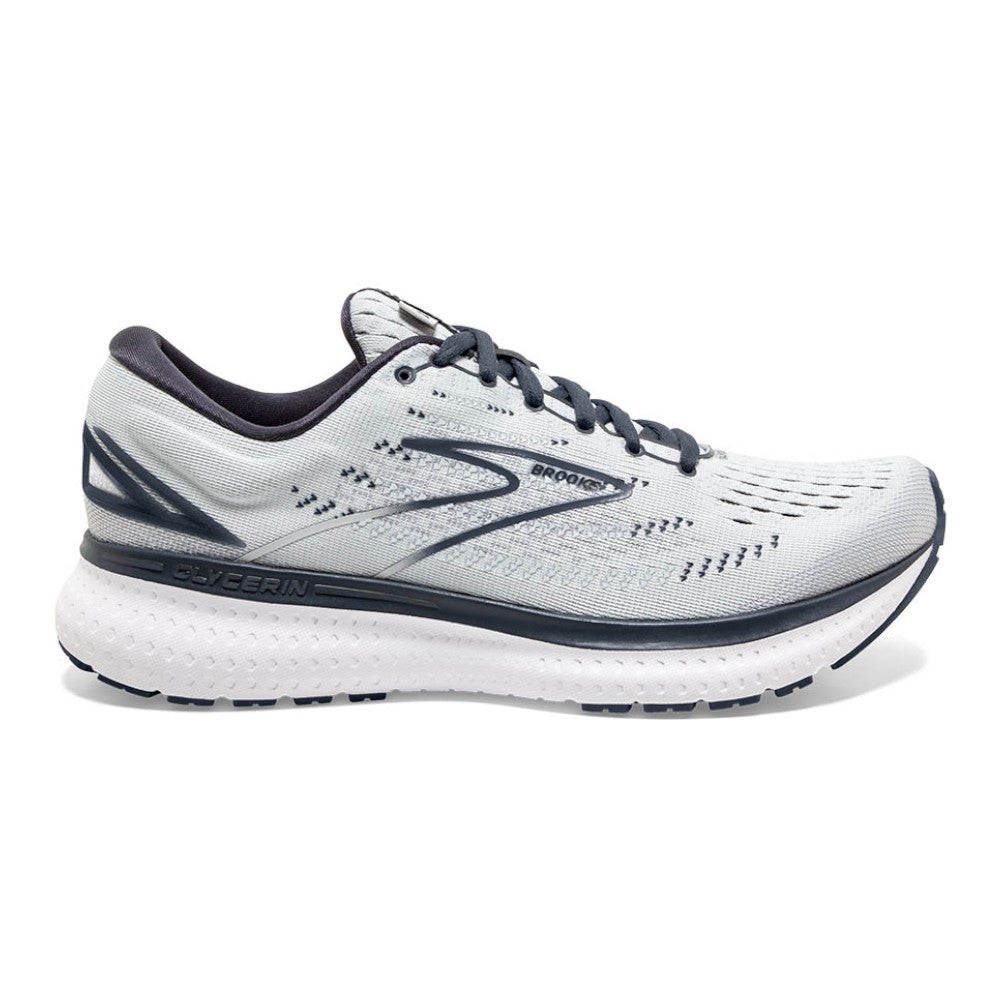 Women's Brooks Glycerin 19, Grey/Ombre/White, 6 B Medium