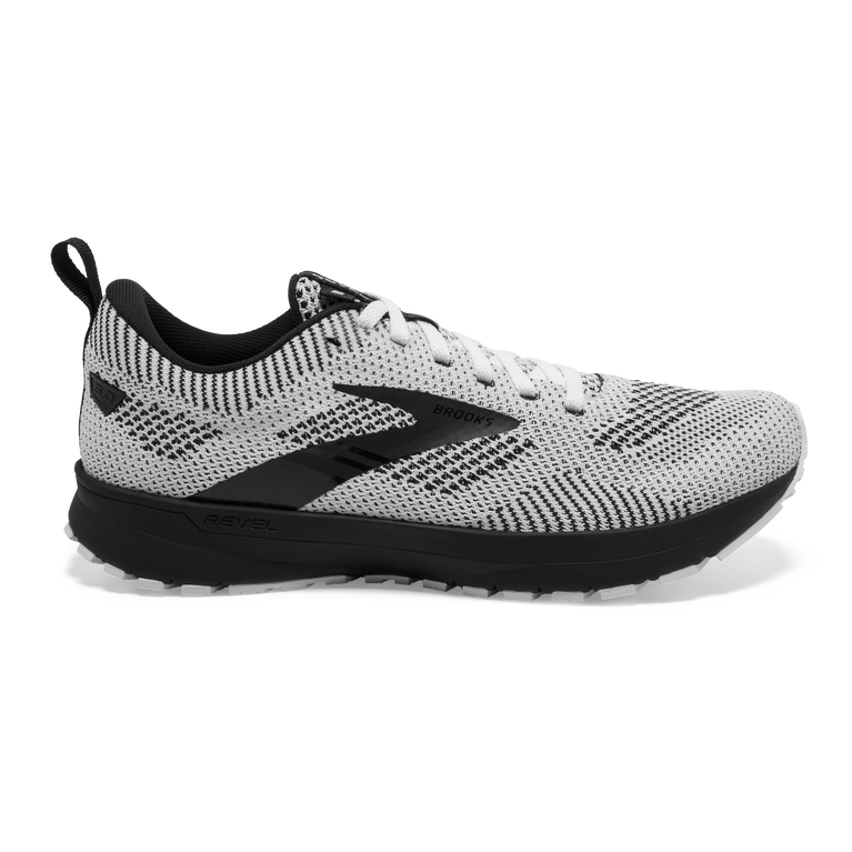 Brooks revel black 2025 and white