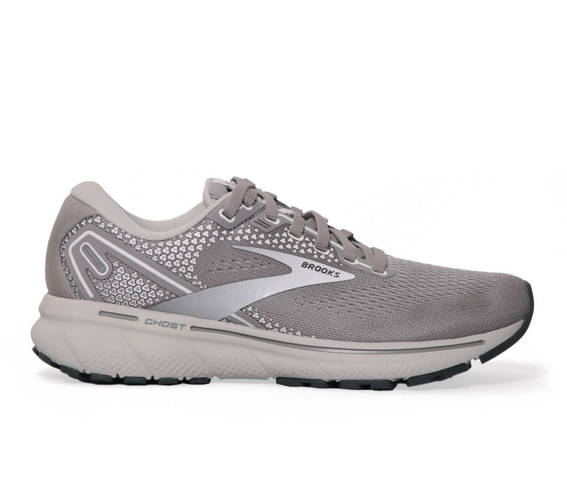Women's Brooks Ghost 14, Alloy/Primer Grey/Oyster, 7.5 D Wide