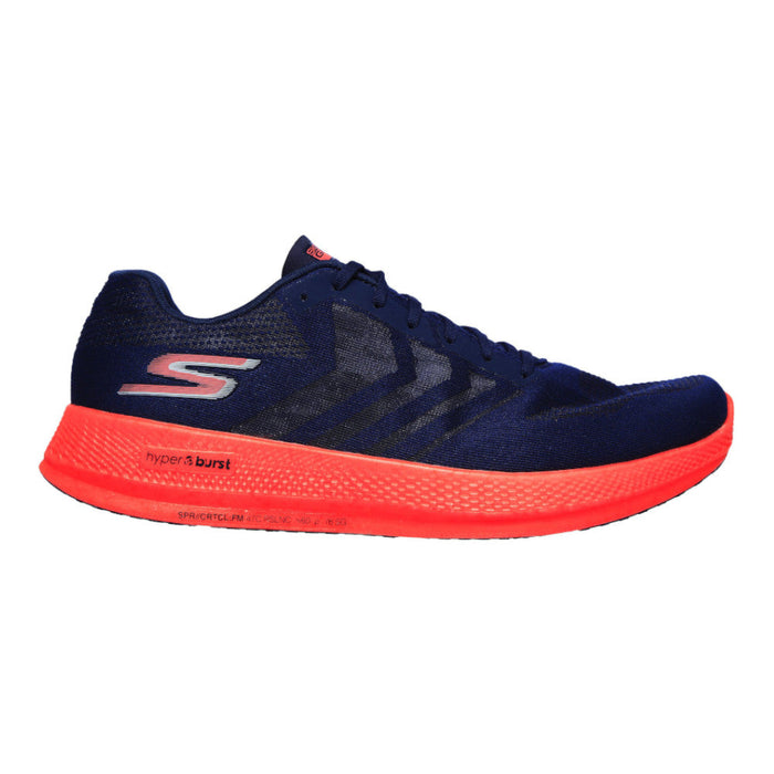 Men's Skechers Go Run Razor 3+, Navy/Coral, 9 D Medium