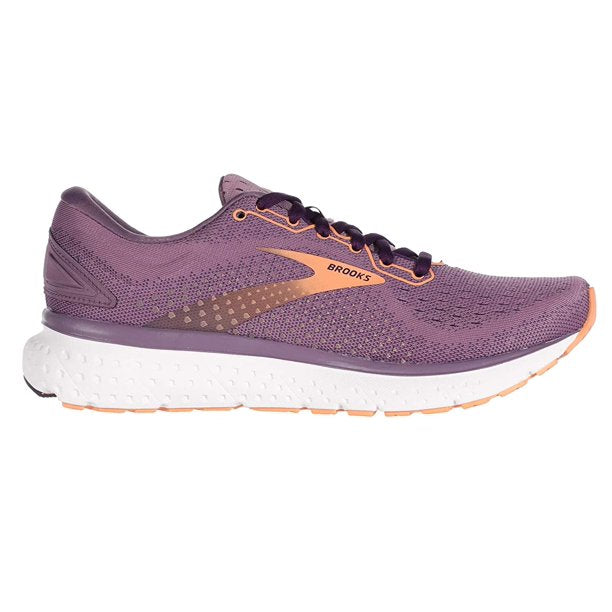 Women's Brooks Glycerin 18, Valerian/Jewel/Cantaloupe, 7 B Medium