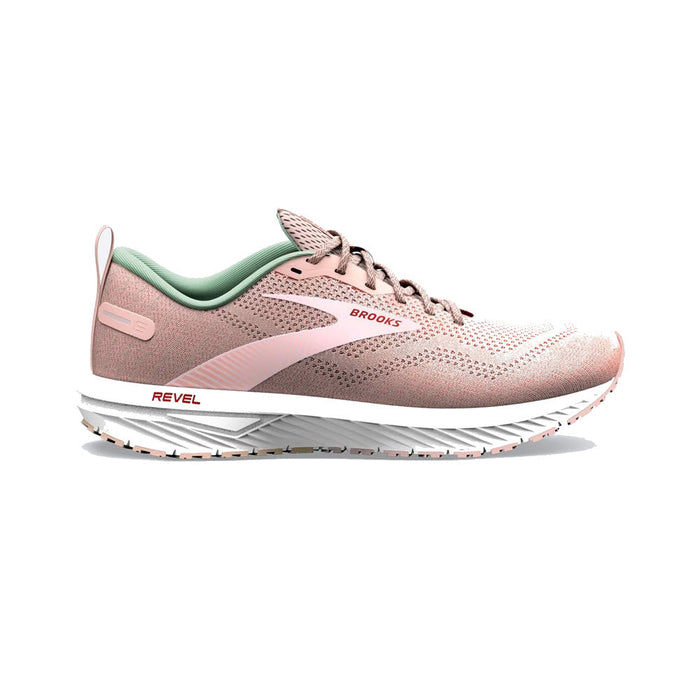 Women's Brooks Revel 6, Peach Whip/Pink, 10.5 B Medium