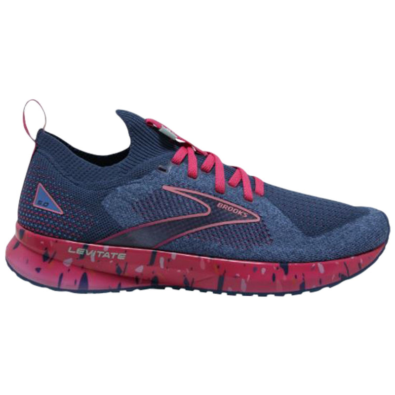 Women's Brooks Levitate Stealthfit 5, Blue/Beetroot/Plume, 9 B Medium