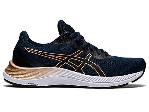 Women's Asics Gel-Excite 8, French Blue/Champagne, 9.5 B Medium