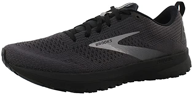Men's Brooks Revel 4, Grey/Black, 13 D Medium