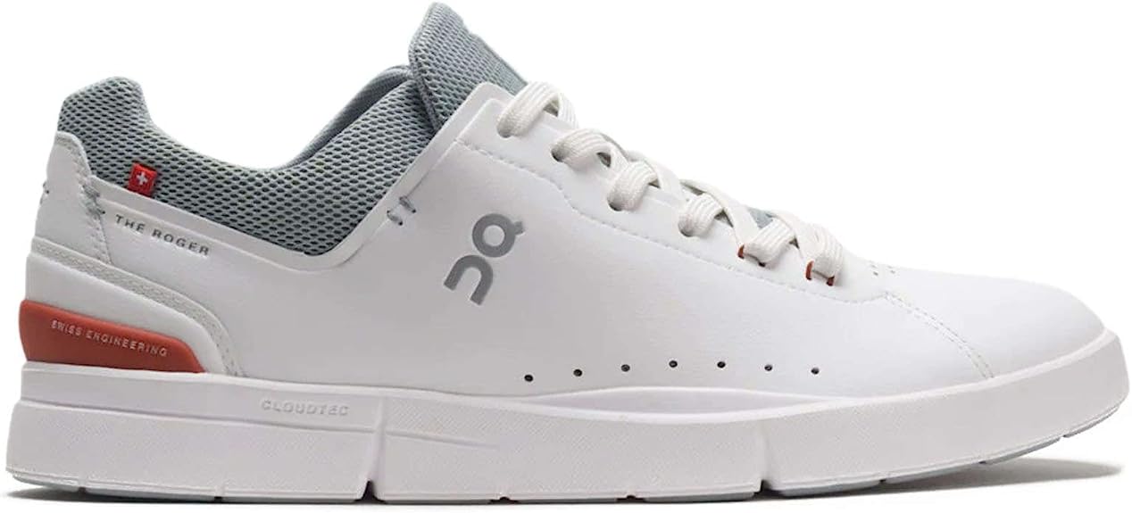 Men's On The Roger Advantage, White/Flare, 8.5 D Medium